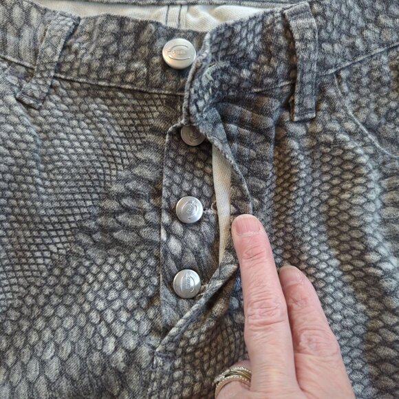 Just Cavalli Women’s Snake Print Pants Sz 44 Sz 12 Made in Italy ITTIERRE USA - Picture 10 of 16